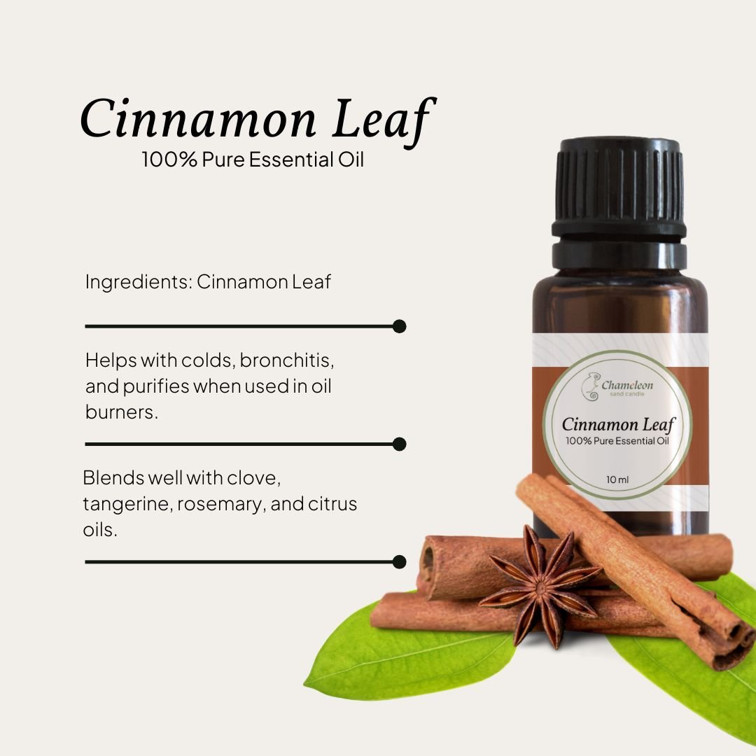 Christmas Combo - 5 x Pure Essential Oils ∙ 10ml - Chameleon Sand Candle