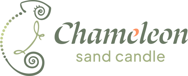 Chameleon Sand Candle